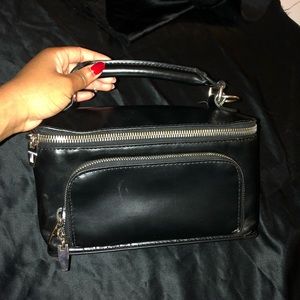 Zara Leather Box Bag